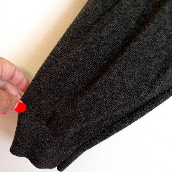 Banana Republic Silk Cashmere Mens Sweater Size XL Dark Green Old Money Preppy - Picture 4 of 6